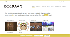 Desktop Screenshot of bekdavis.com