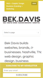 Mobile Screenshot of bekdavis.com